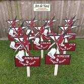 Cinco Ranch Cougar Stars Yard Art